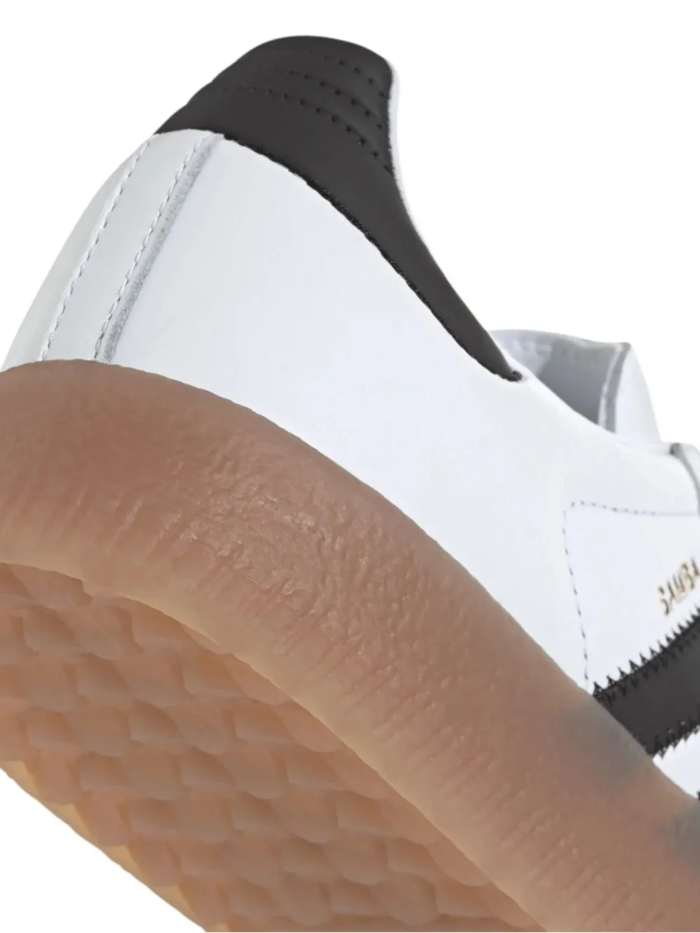 NEW adidas Samba Sneaker in White Core Black Gold Met - Picture 8 of 13